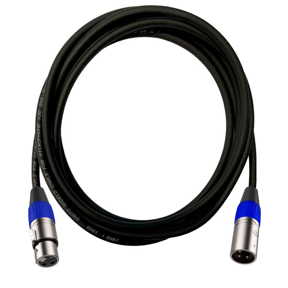 Cabo Montado Santo Angelo Plugs Roxtone Azul 03 Metros