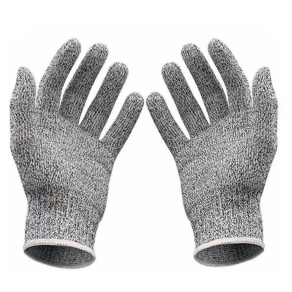 Luva Anti-Corte Ntk Force Flexível Em Fios De Aço Cinza