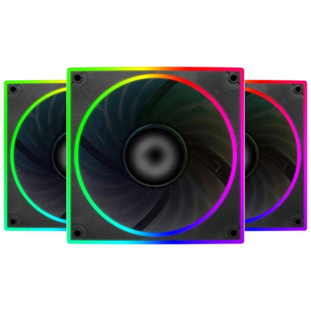 Cooler 120mm Controlável Bluecase S-LED Series - RGB Ring - BFR-22RGB