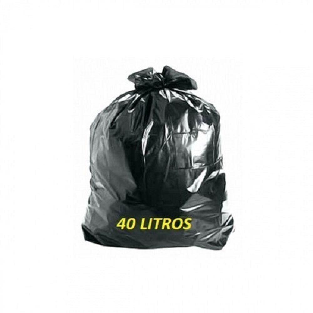 Saco De Lixo 40 Litros Reforçado 50 Un.