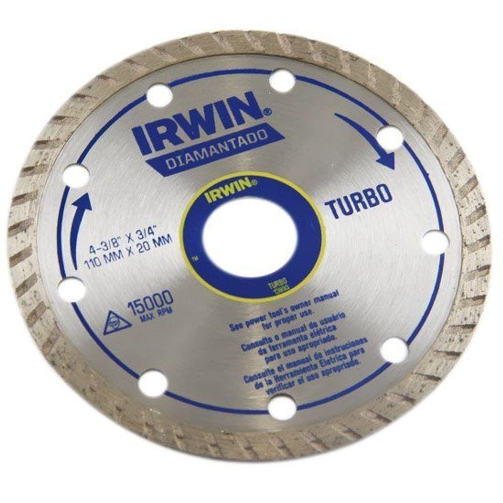 Disco Diamantado Turbo 110 X 20 Mm - Irwin