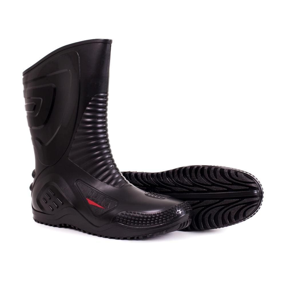 Bota Motoqueiro Impermeável em PVC Delta Force Moto Motoboy