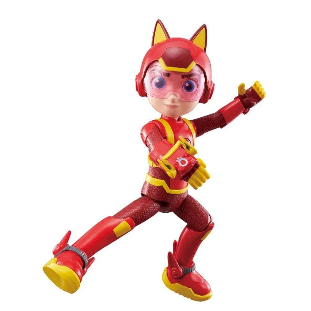 Boneco Petronix Matt Articulado Emite Som e Luz - 37cm altura - Fun F114-8