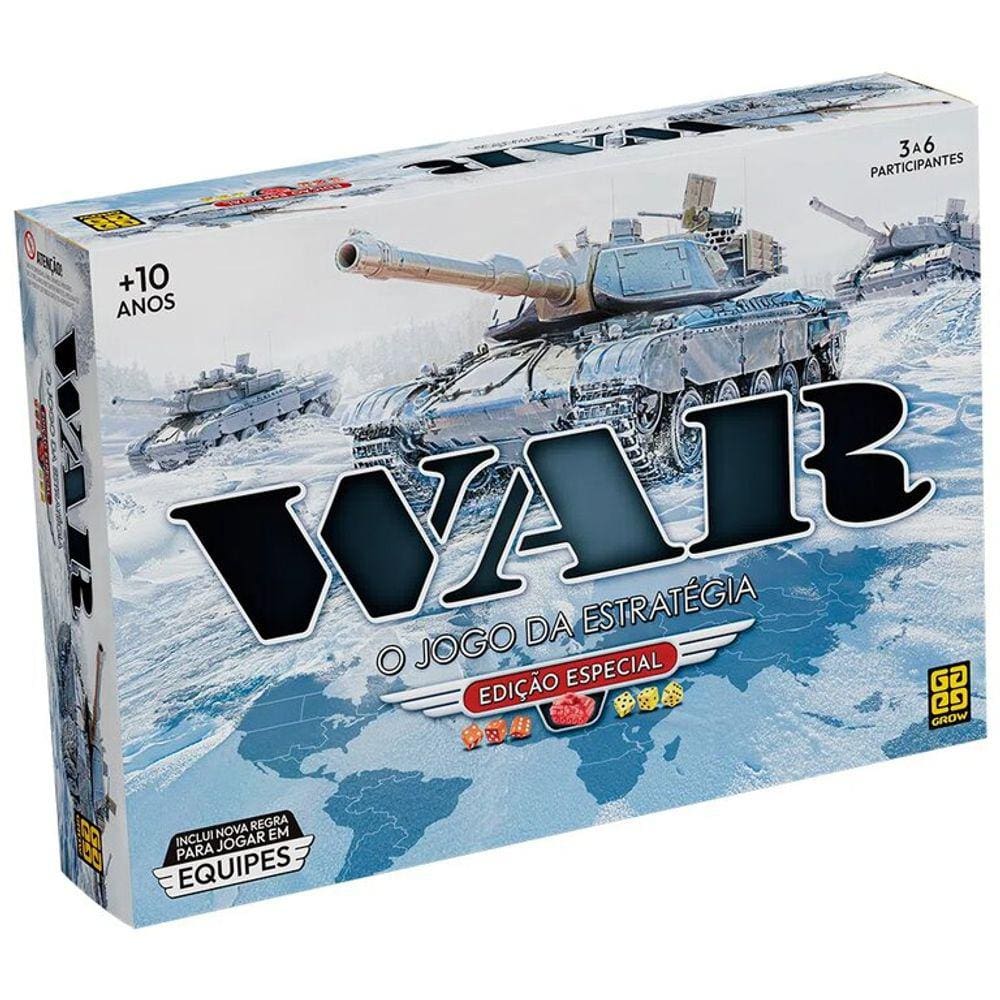 Jogo De Estratégia War Edição Especial - Grow 1253