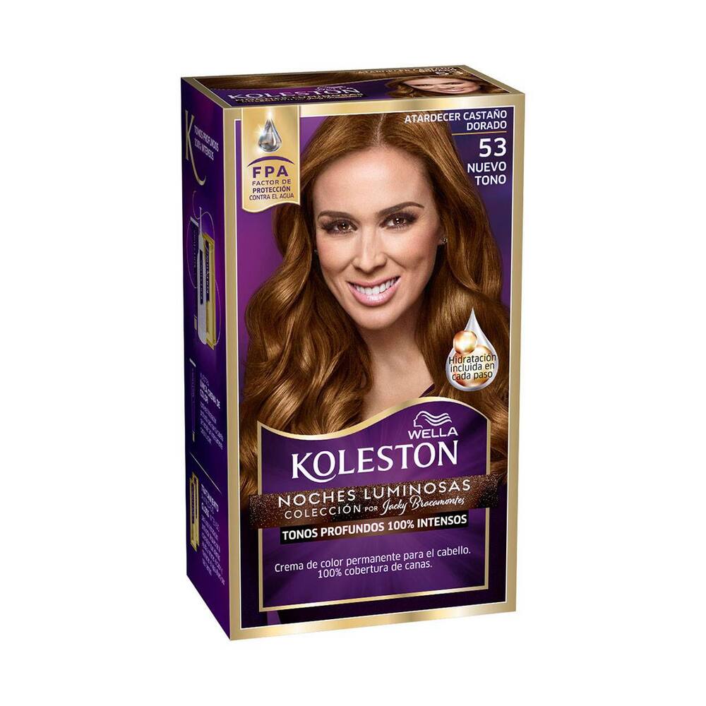 koleston kit Coloração - 53 Entardecer Castanho Dourado