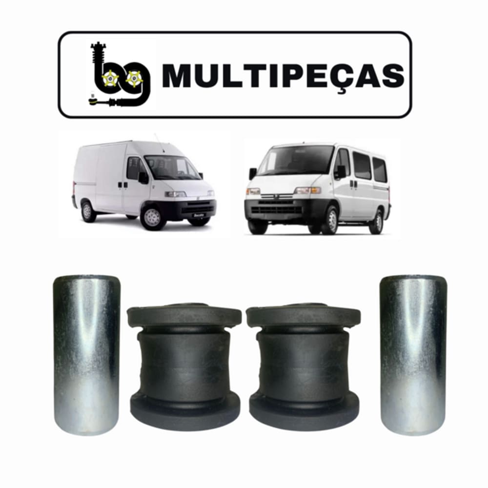 2 Bucha Central Bandeja Dianteira Fiat Ducato 1999