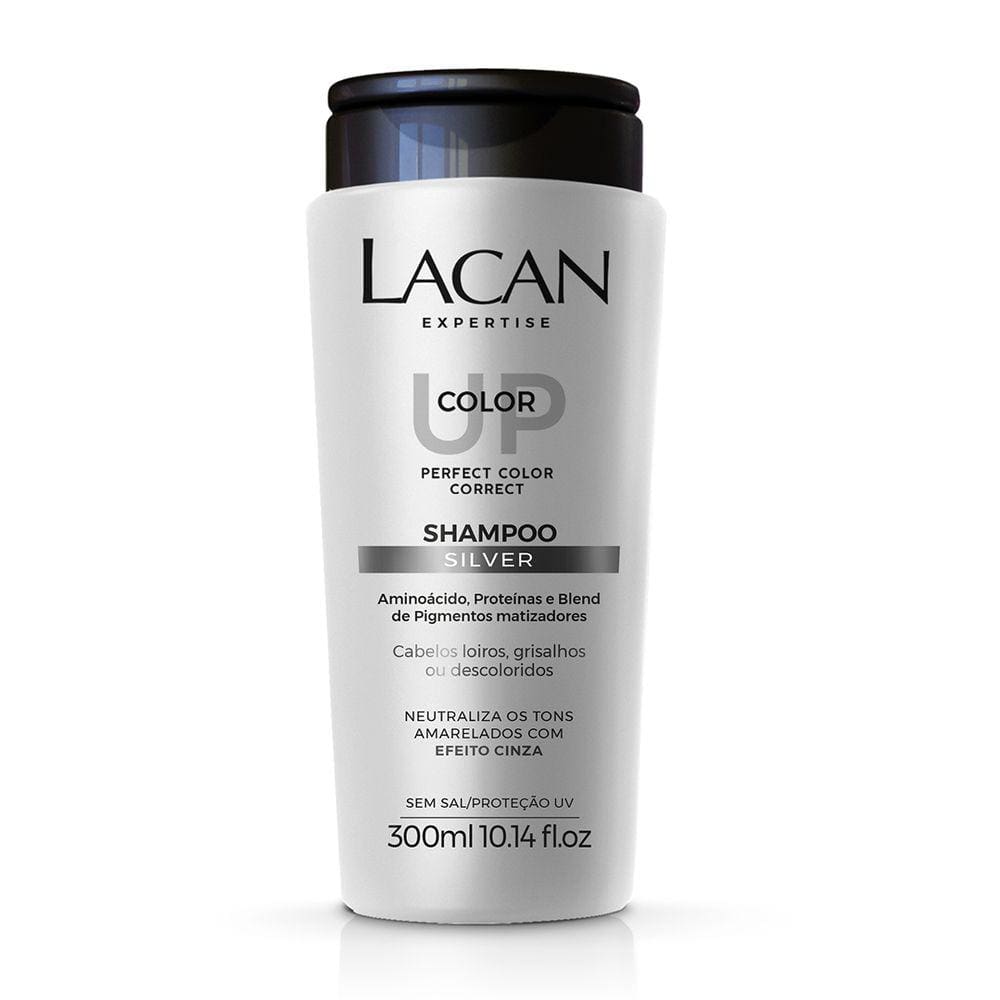 Lacan Color UP Silver - Shampoo Desamarelador 300ml