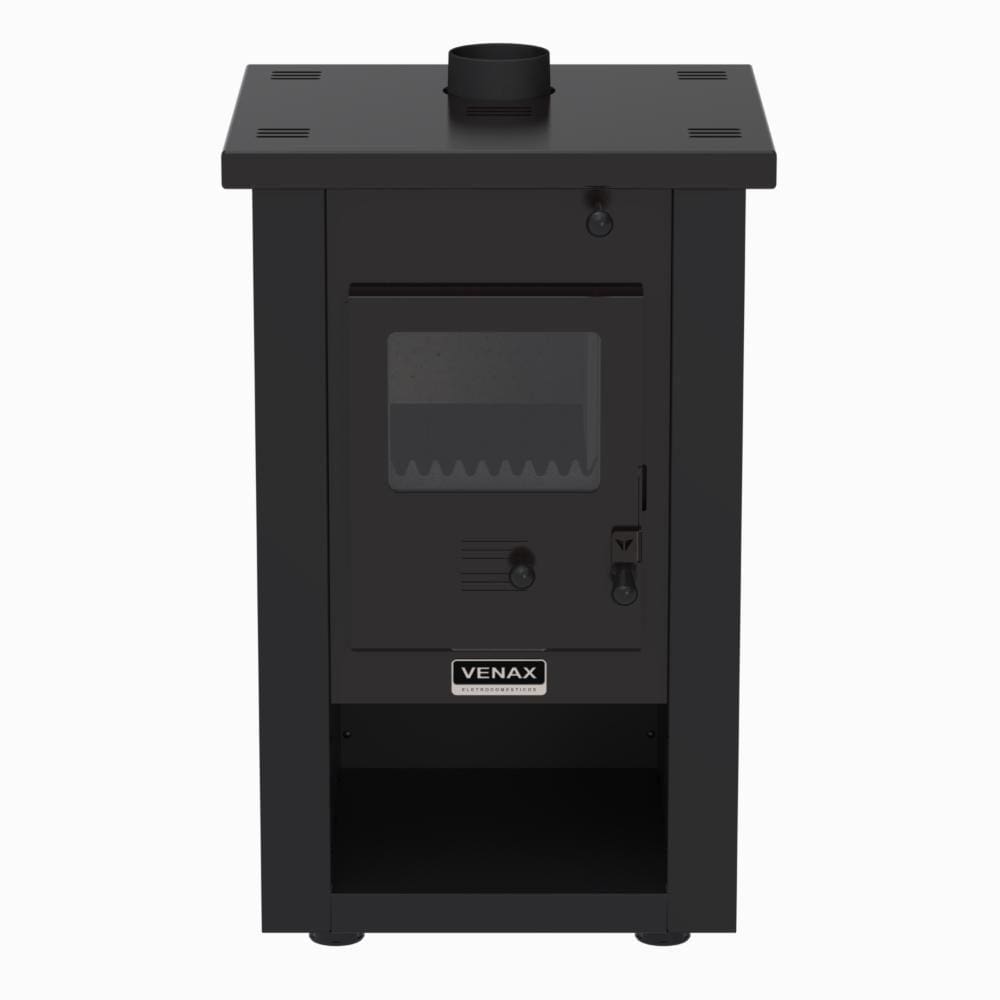 Calefator a Lenha Venax Pyron Dupla Combustao Preto