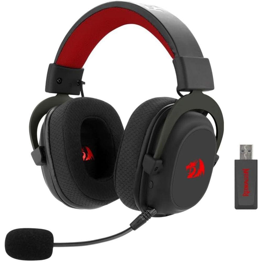 Headset Gamer Redragon Zeus Pro Wireless 7.1 H510-PRO Preto