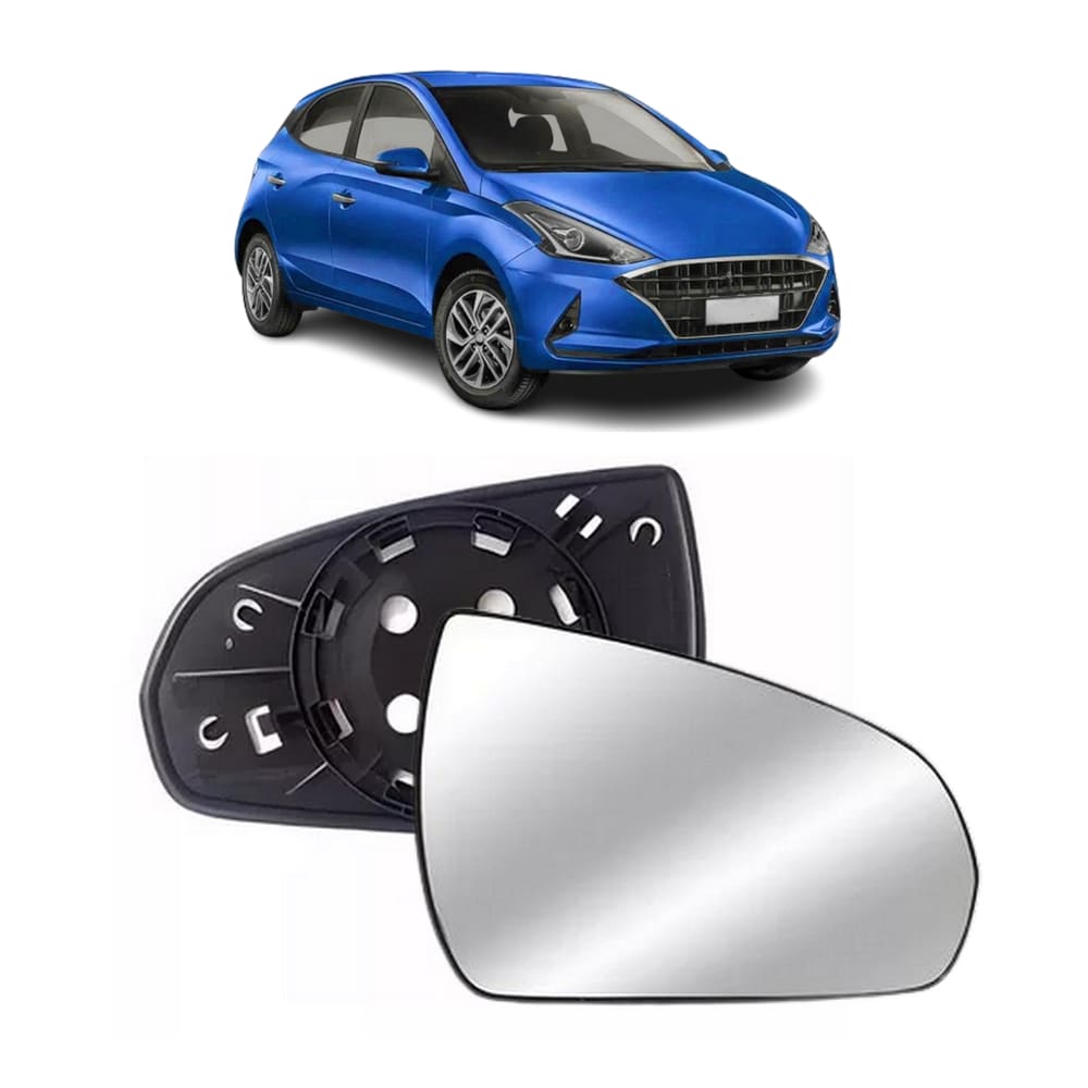 Lente Vidro Retrovisor Hyundai Hb20 21/... Passageiro