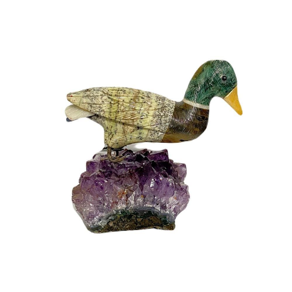 Ave - Minerais Variados e Base de Ametista | P19
