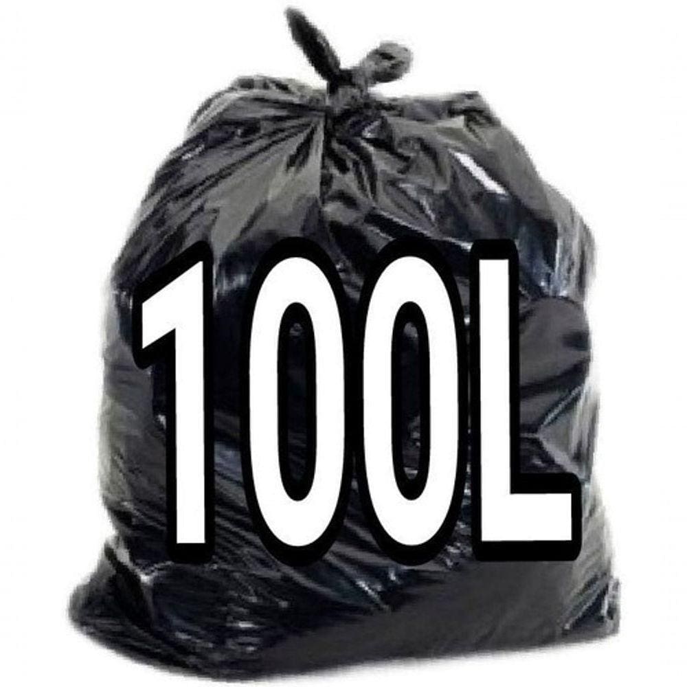 Saco De Lixo 100 Litros Super Reforçado 100un