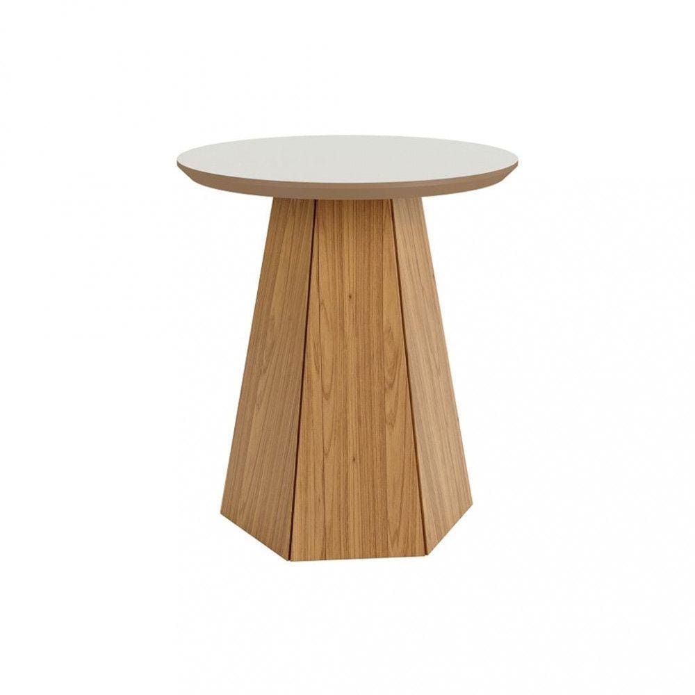 Mesa Lateral Pé Hexagonal 50cm TB606  Dalla Costa