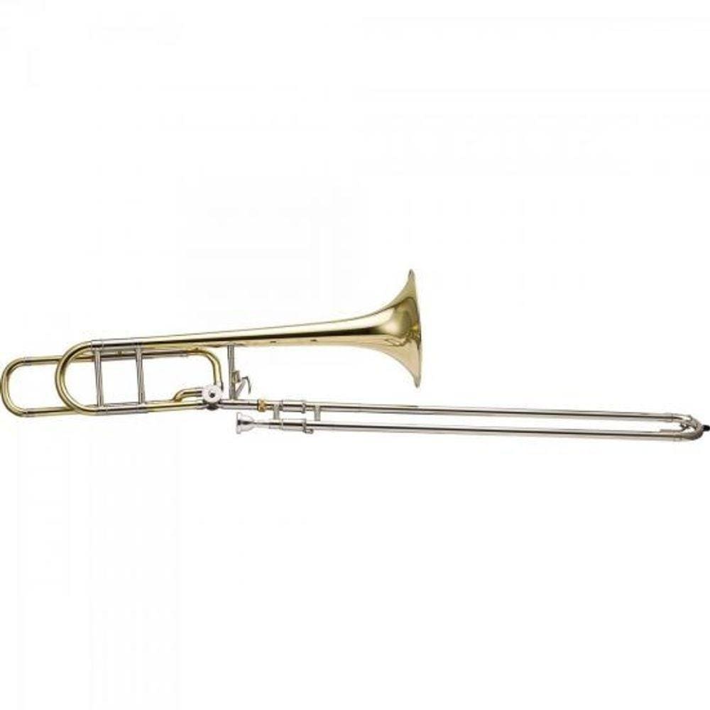 Trombone De Vara Harmonics Tenor Bb-f Hsl-801l Laqueado