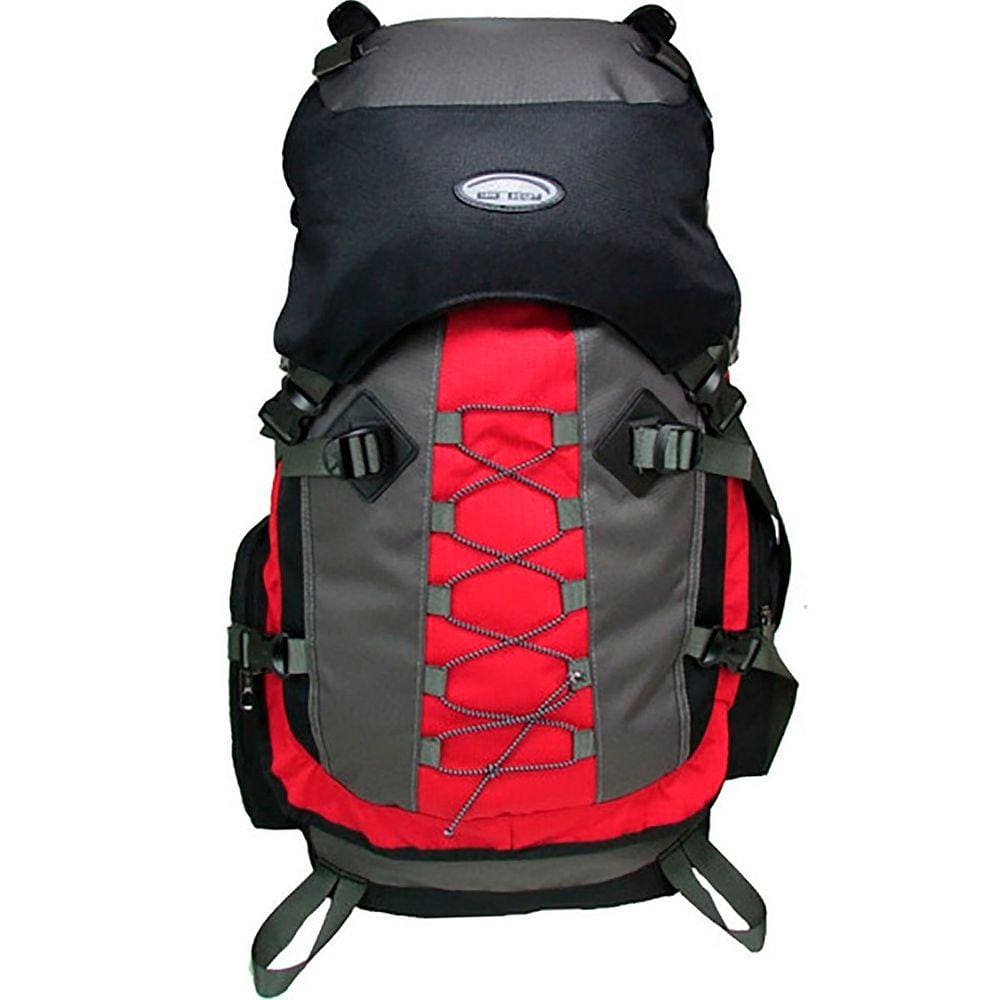 Mochila Cargueira Para Trekking 60 Litros Vermelho 6103