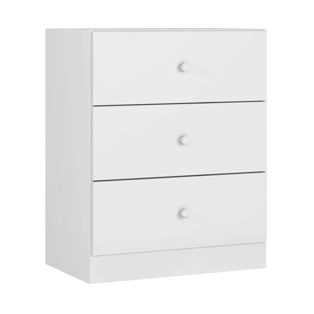 Cômoda Infantil Louise 3 Gavetas - AJL Móveis