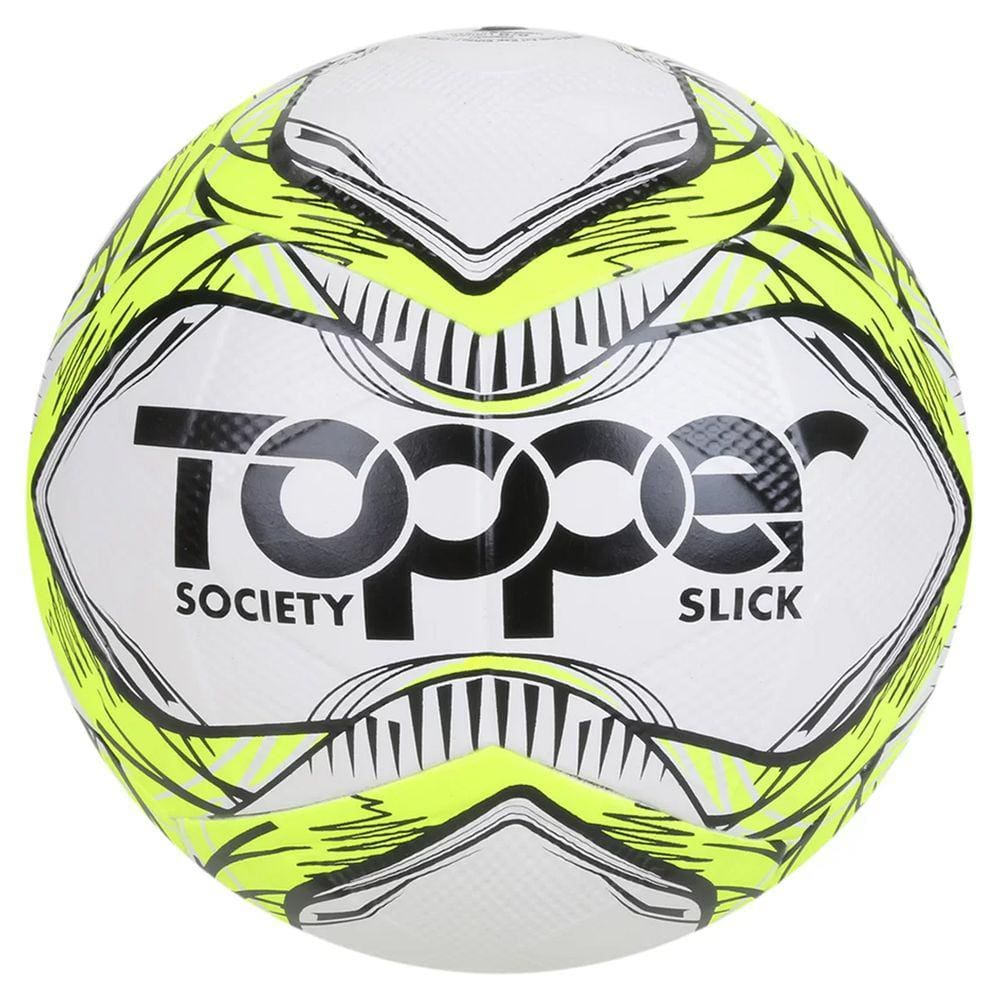 Bola Topper Slick Society - Branco e Amarelo