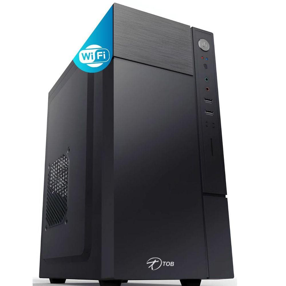 Computador TOB Intel Core I3 com Wi-Fi SSD 120GB Memória 8GB Windows 10 Pro Trial Desktop CPU