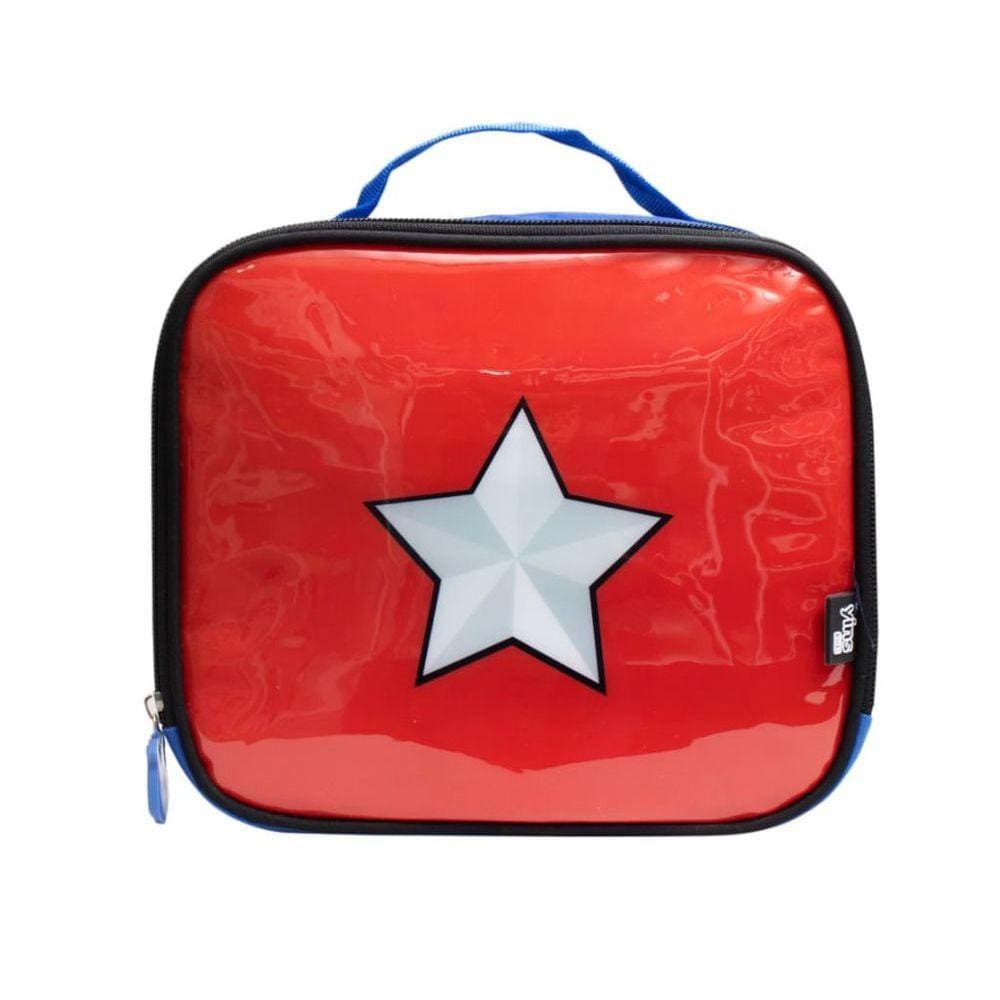 Lancheira Escolar Super Star - Yins - Escudo Vermelho