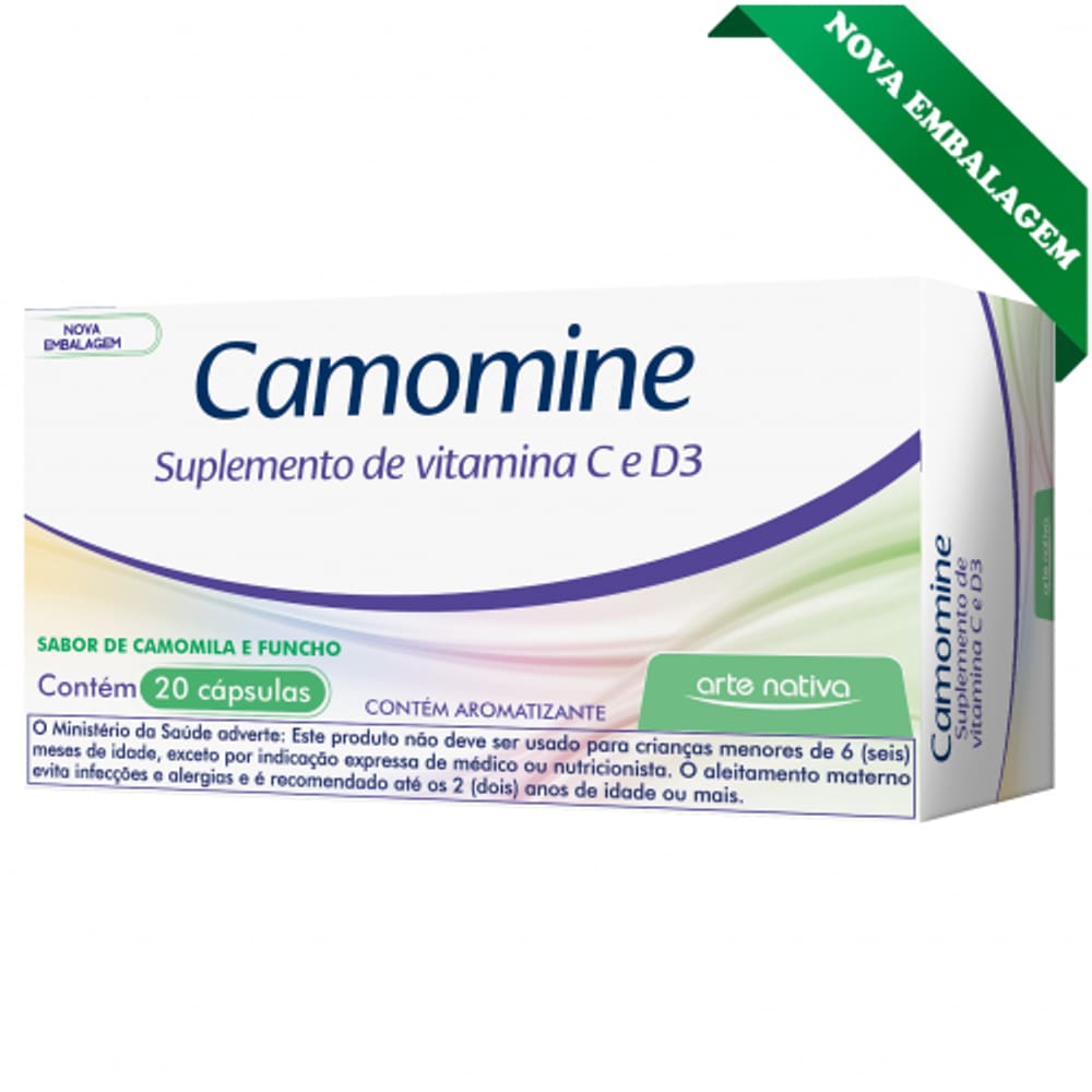 Vitamina C D3 Cx/20 Caps (Camomine)