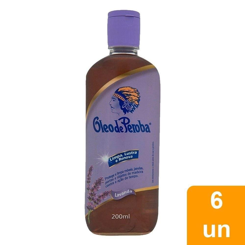 Óleo de Peroba King Lavanda 200ml Embalagem com 6 Unidades