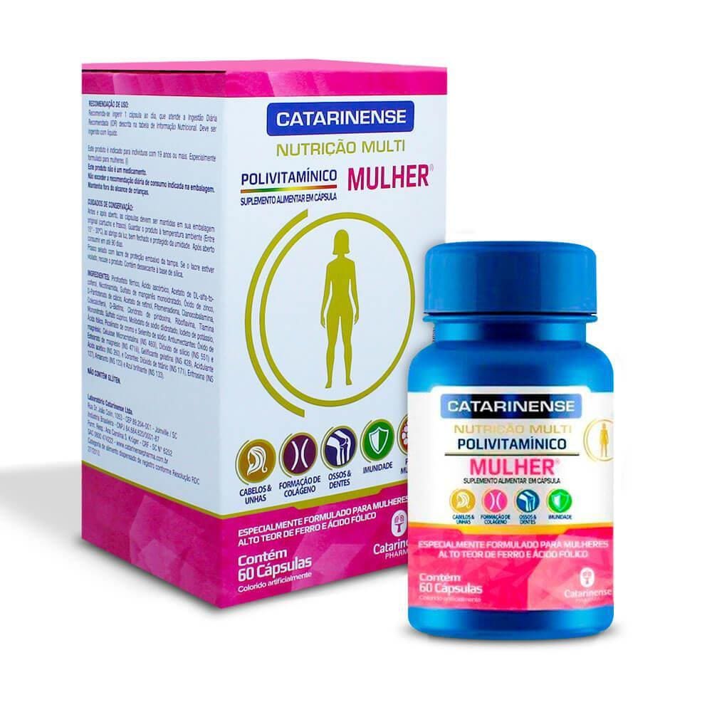 Vitamina C/60 (Polivitaminico Mulher) Cap