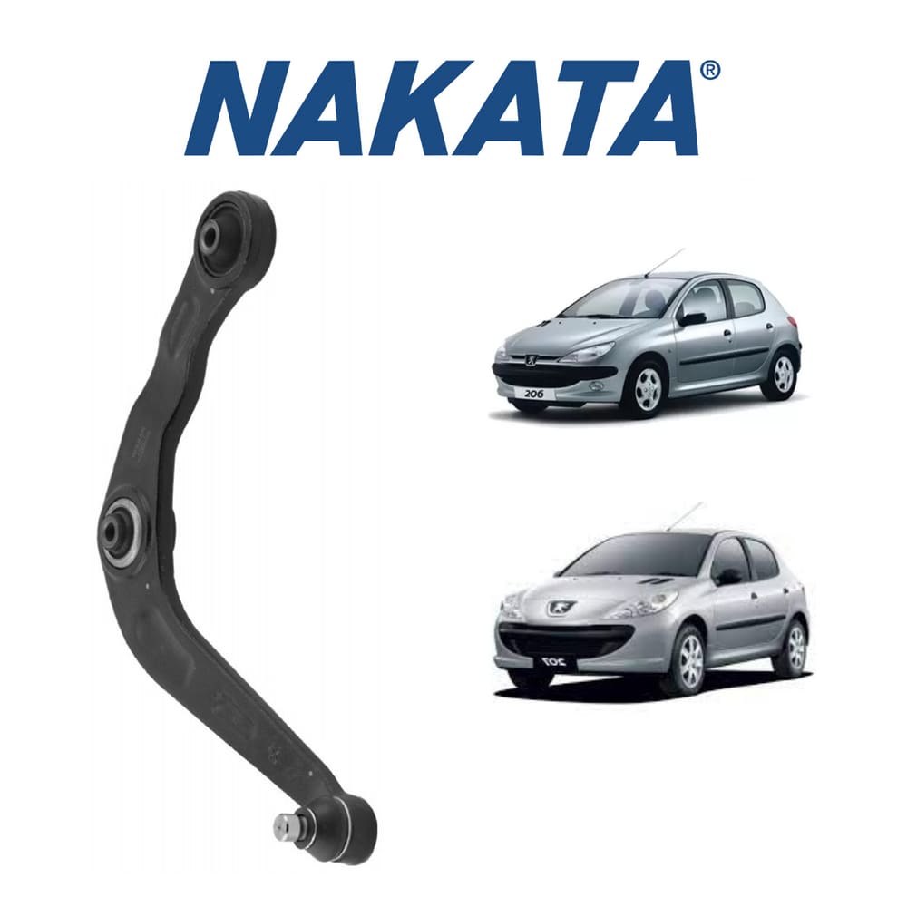 Bandeja Dianteira De Suspensão Direita Com Pivô Nakata Peugeot 206 2000 A 2010