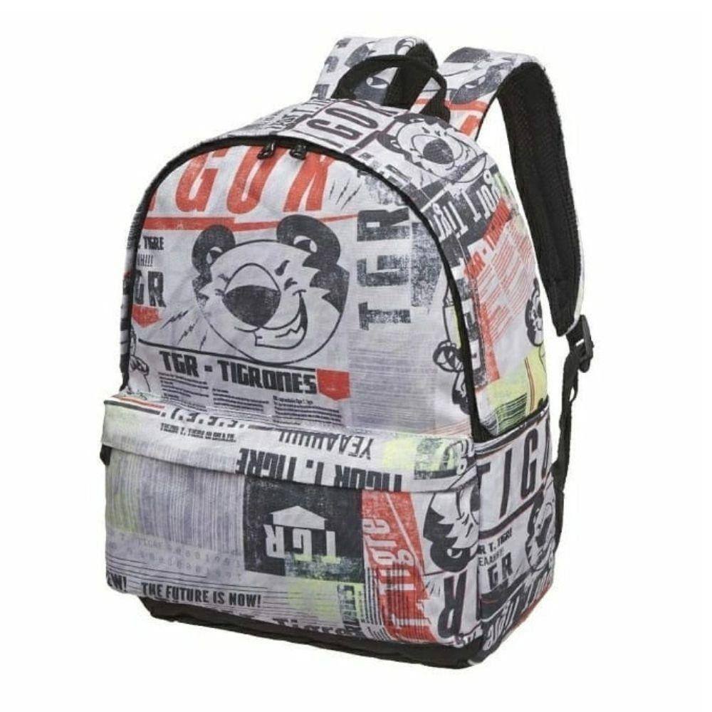 Mochila Tigor Newspaper Cinza Ref 7770705 | Extra