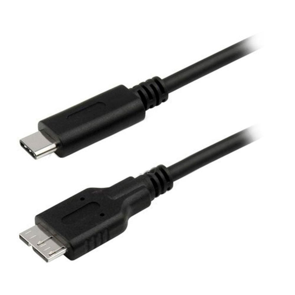 Cabo USB-C para HD Externo - 1 metro - USB Tipo C para USB Micro B - Comtac 9336