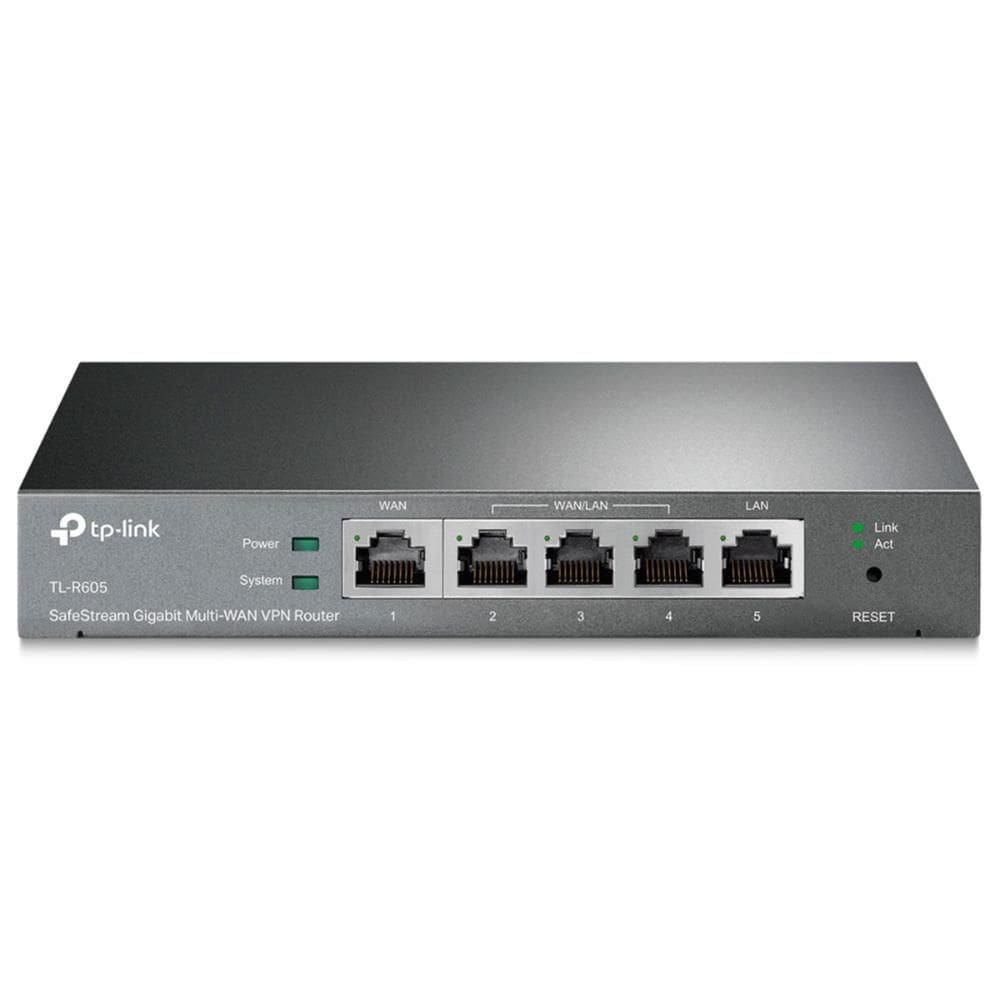Roteador TP-Link ER605 VPN Multi-Wan - 1 porta Gigabit WAN + 3 portas Gigabit WAN/LAN - SafeStream