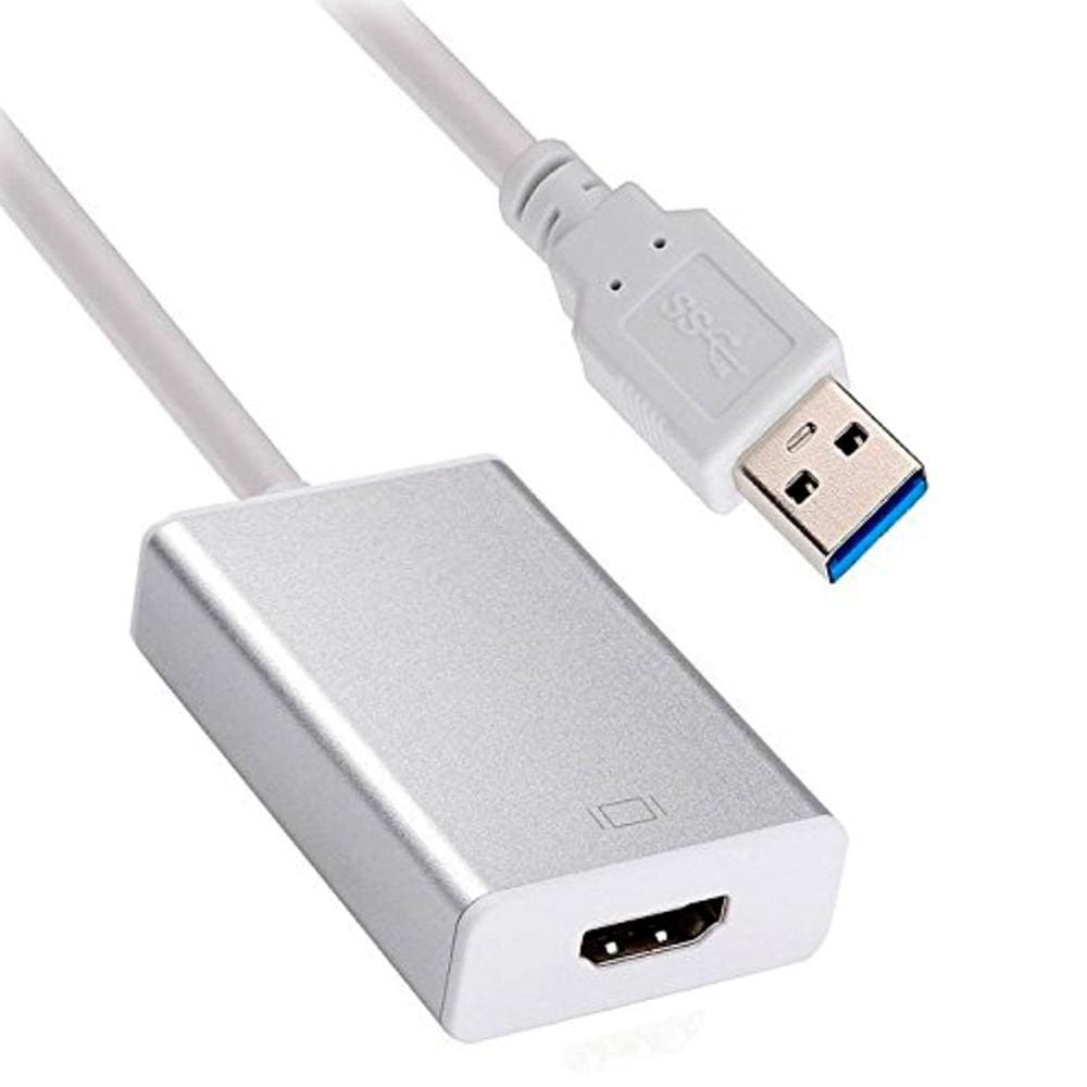 Cabo Adaptador USB para HDMI 3.0 - Branco