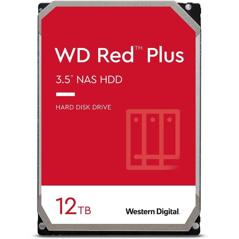 HD 12TB SATA - 7200RPM - 256MB Cache - Western Digital NAS RED Plus - WD120EFBX