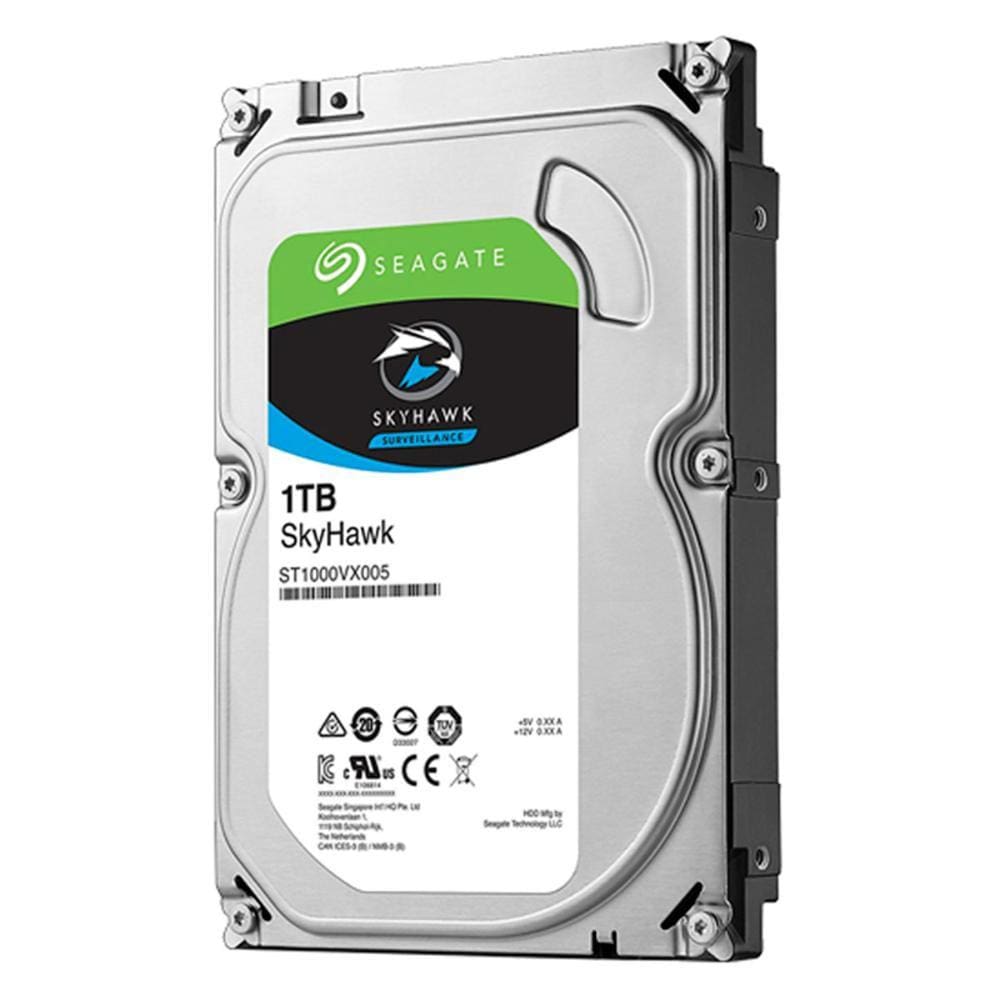 HD 1 TB SATA 3 - 5900RPM - 64MB Cache - Seagate Surveillance SkyHawk - ST1000VX005