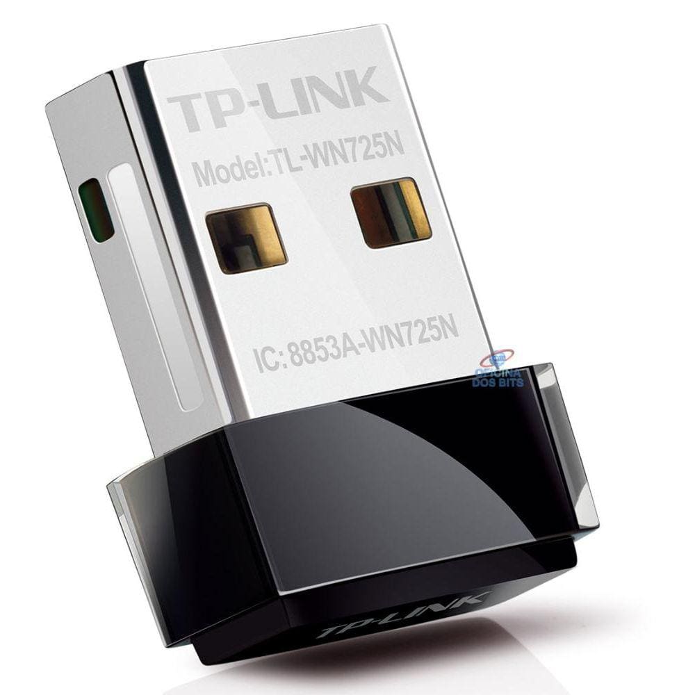 USB Adaptador Wi-Fi TP-Link TL-WN725N Nano - 150Mbps