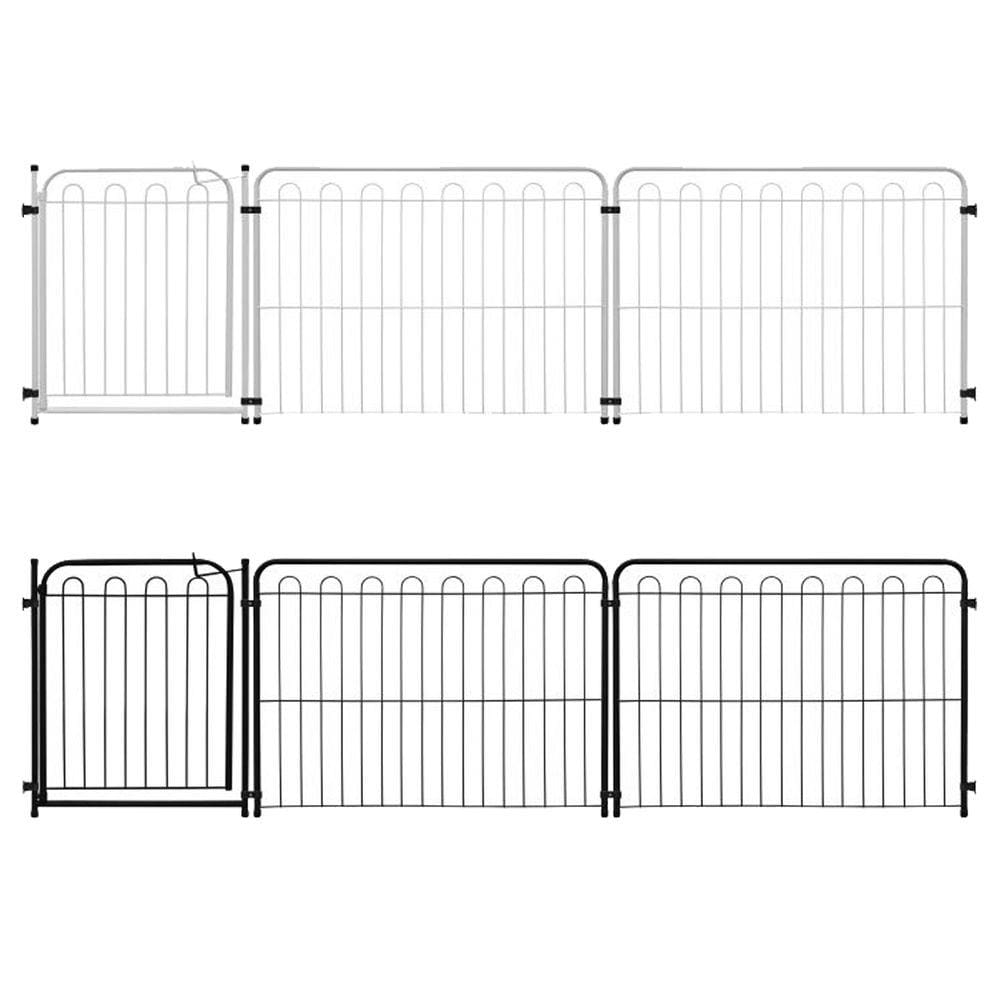 Cercado Grade c/ Portão Pet 2 Módulos P/ Isolamento e Proteção