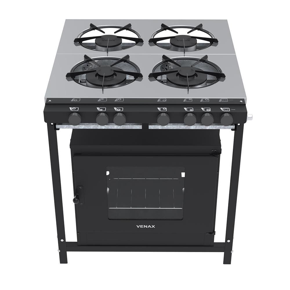 Fogão a Gas Industrial 4 Bocas Venax NFFI430-2 Gourmet