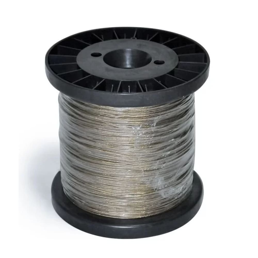 Bobina 100 Metros Cabo Aço Revestido 2mm