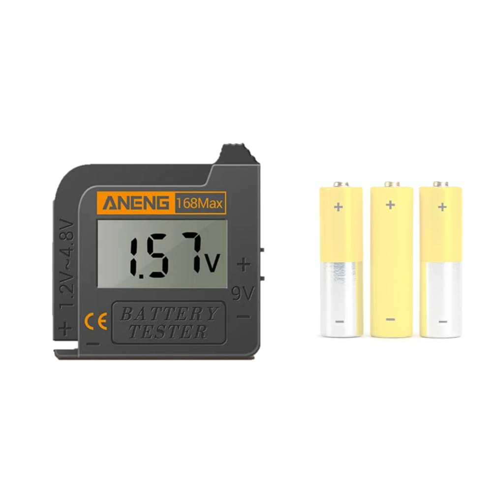 Teste de Pilhas e Baterias Universal Display 1.2V/4.8V/9V