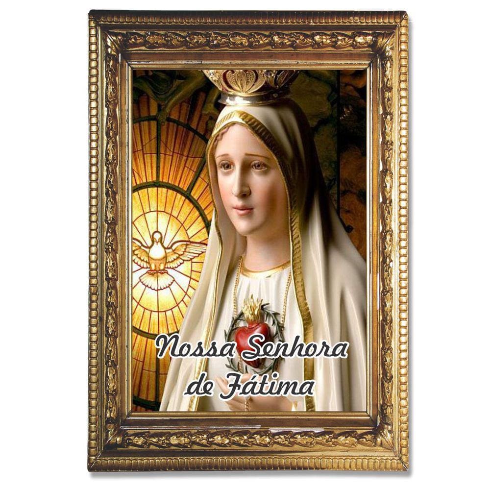 Santinho Nossa Senhora De Fátima 500 un c/ oração no verso