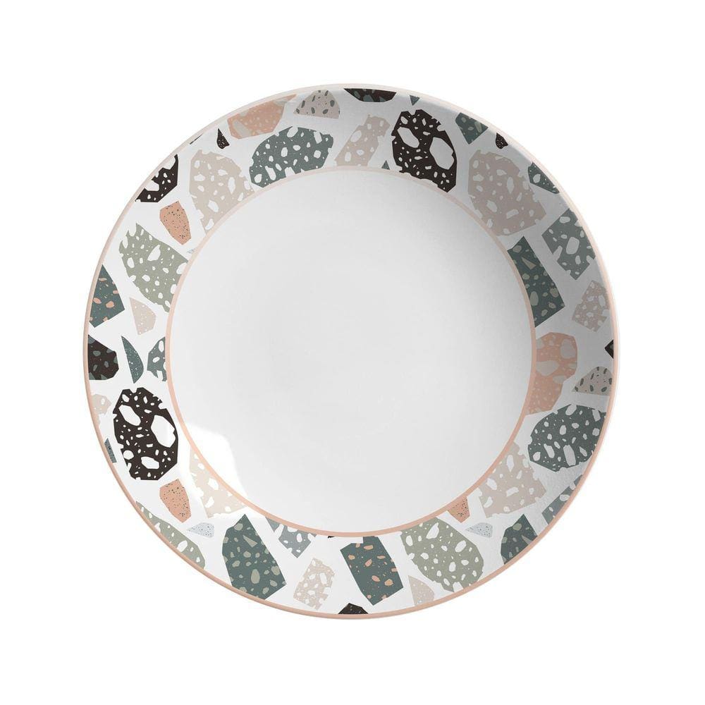 Conjunto Com 6 Pratos Fundo Coup Granite 25Cm