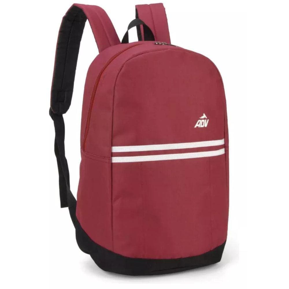 Mochila Escolar E Urbano Feminina ADV Prática Espaçosa Vinho