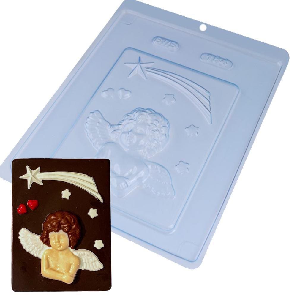 5 Forma De Acetato Barra Anjinho Estrela Confeitaria Natal