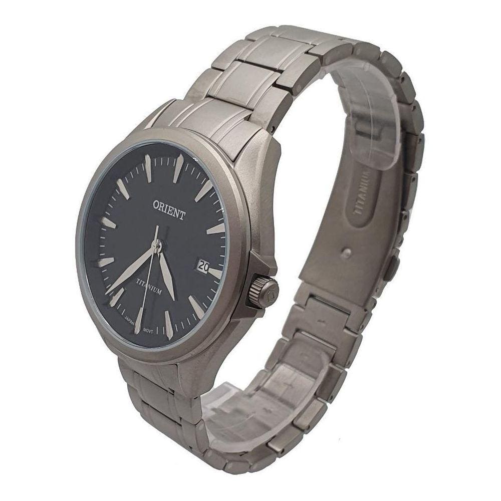 Relógio Orient Mbtt1002 P1Gx Titânio Cinza Fosco Mbtt1002