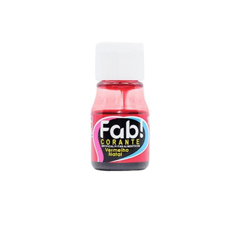 Corante Líquido Vermelho Natal Alimentício 10Ml Confeitaria