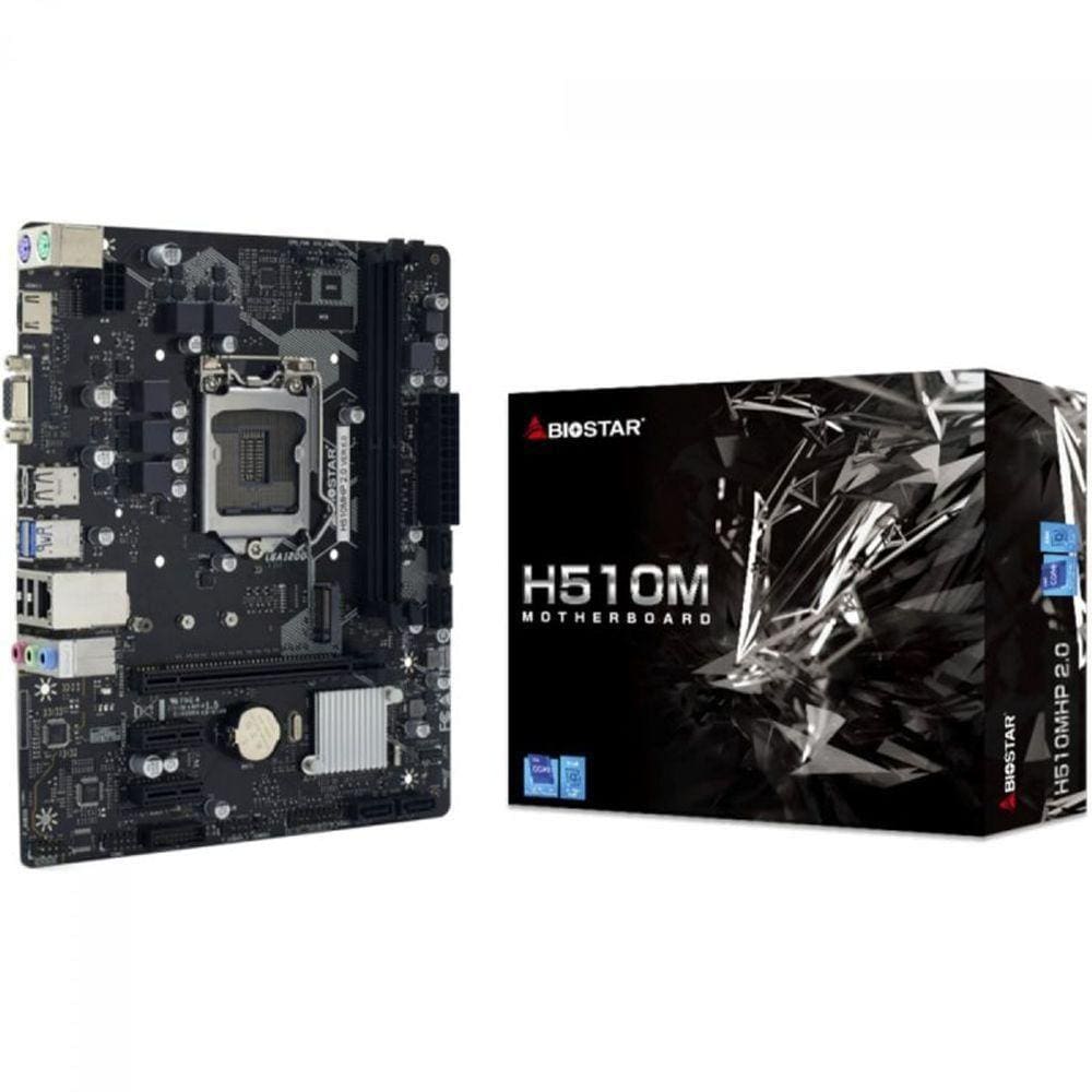 Placa Mae 1200 Biostar H510mhp 2 0 Ddr4 M 2 Hdmi Vga