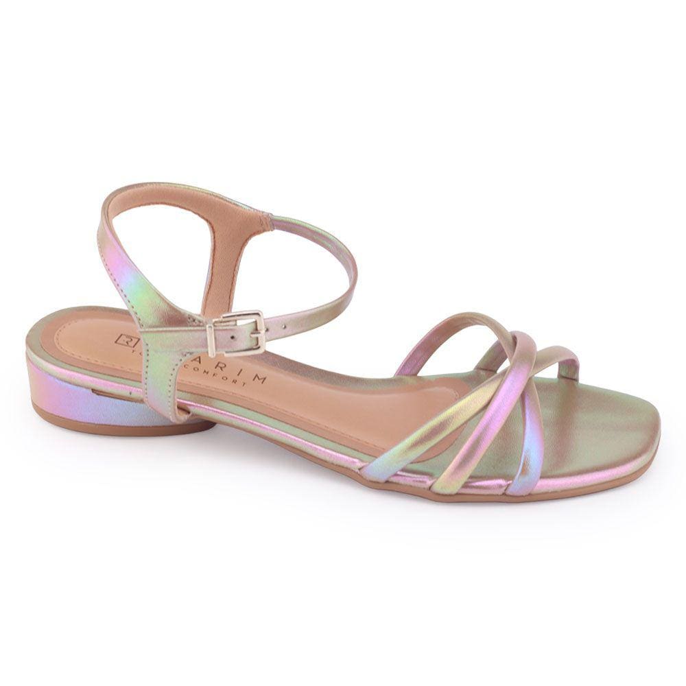 Sandália Feminina Ramarim 23-23254 salt baixo metal furtacor