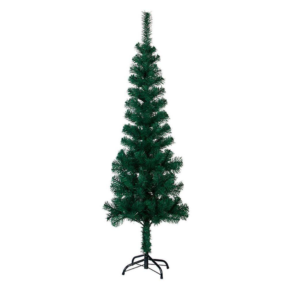 Arvore De Natal Slim Fina 180Cm Pinheiro Verde 320 Galhos