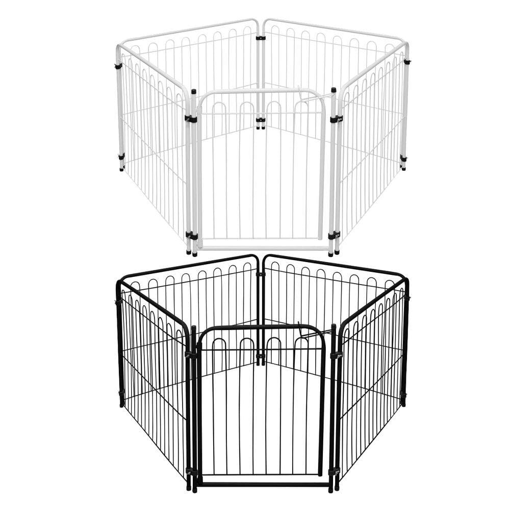 Cercado Grade c/ Portão Pet 4 Módulos P/ Isolamento e Proteção
