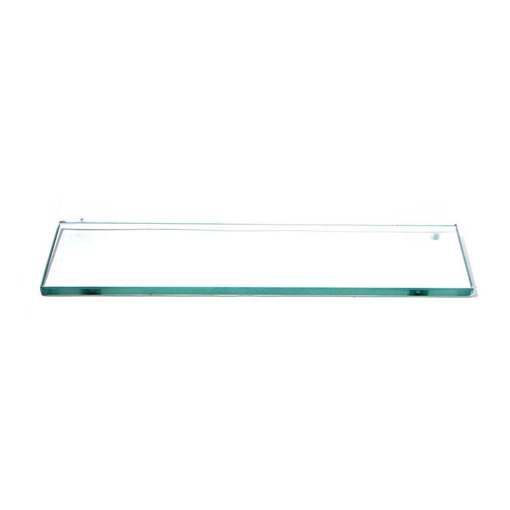 Vidro Porta Shampoo Reto 10x30 Incolor - Minhacazza