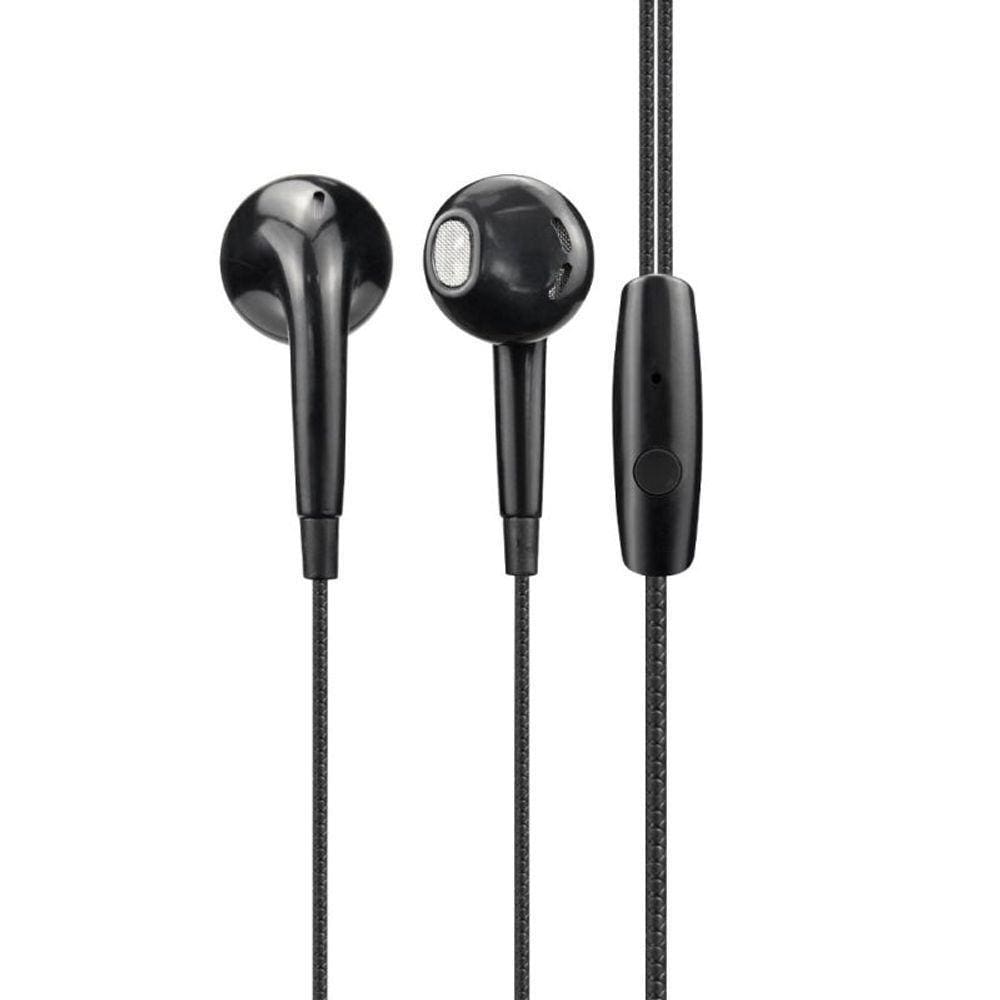 Fone De Ouvido P3 Letron Hit Preto Intra Auricular Com Fio E